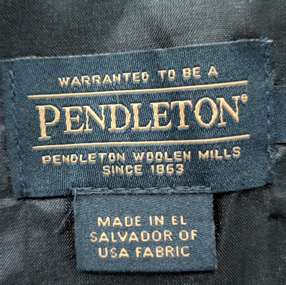 Pendleton woman's '49er jacket, Virgin wool, sz L - Picture 9 of 11